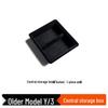 Transparent Armrest Storage Box for Tesla Model Y/3 Six-Seater Central Console