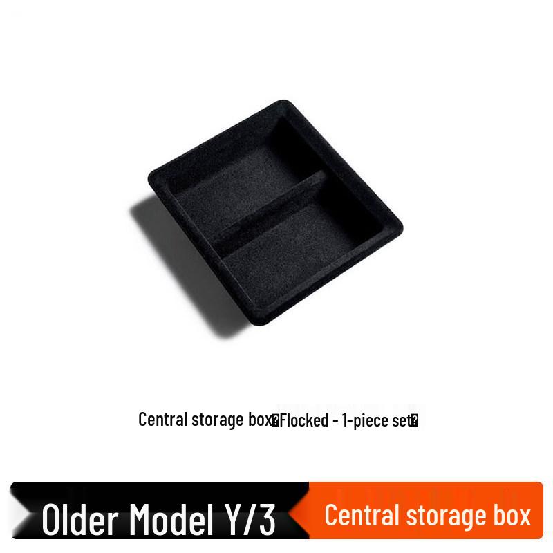 Transparent Armrest Storage Box for Tesla Model Y/3 Six-Seater Central Console