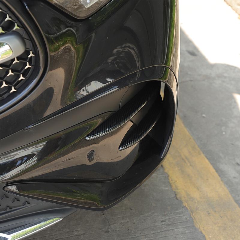 För Mercedes Benz GLC X254 2024 Bilstyling ABS Kolfiber/Silver/Svart Bil Luftintagsgaller Långa Långa Dekorationer Biltillbehör