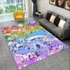 Cute Pokemon Pikachu Cartoon Carpet Rug for Playroom Bedroom Living Room Sofa Home Decor,kid Game Area Rug Non-slip Floor Mat
