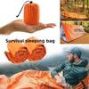 Überlebensschlafsack, wasserdicht, leichte Decke, Überlebensausrüstung, Schlafunterkunft, Thermotasche, Campingzubehör, tragbar