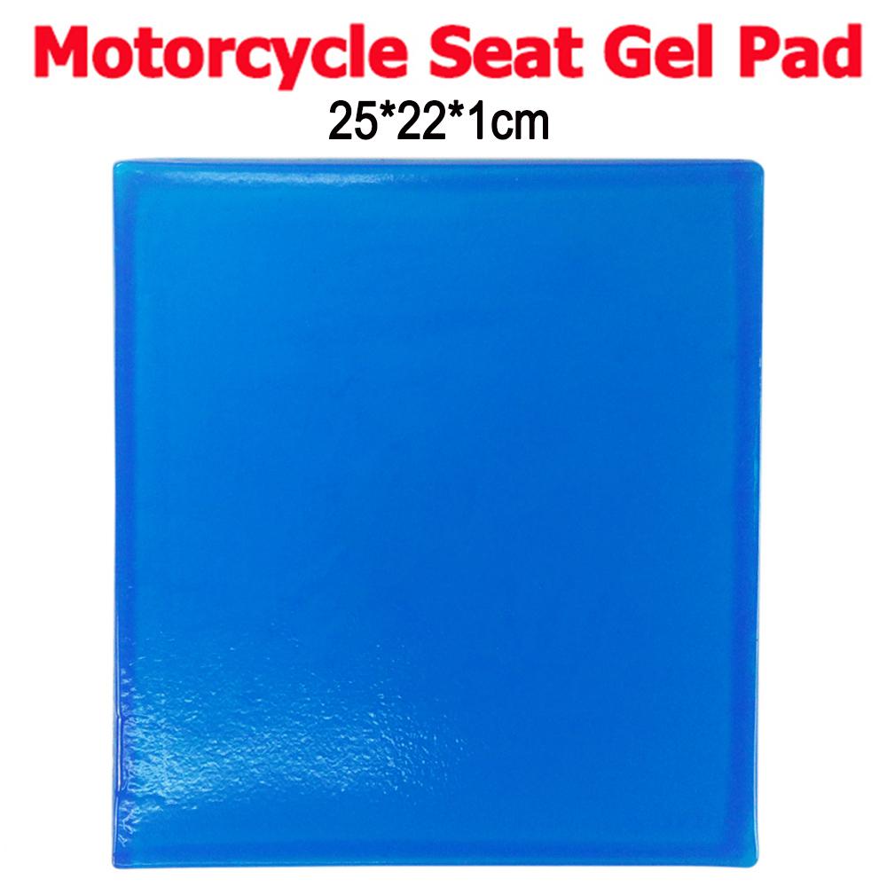 

DIY Modified Motorcycle Seat Gel Pad Shock Absorption Mat Motorcycle Seat Cushion Universal For Motorcycle Car Auto Chair Blue 25X22X1cm