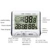 DC102 Digital Thermo-Hygrometer with Clock & Comfort Smile, Indoor Temperature Humidity Monitor - Desk/Wall Mount