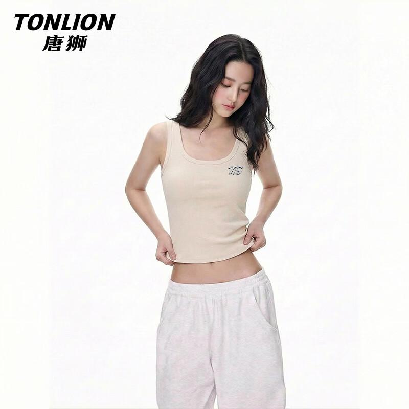 TonLion Women s Square Neck Slim Fit Camisole L