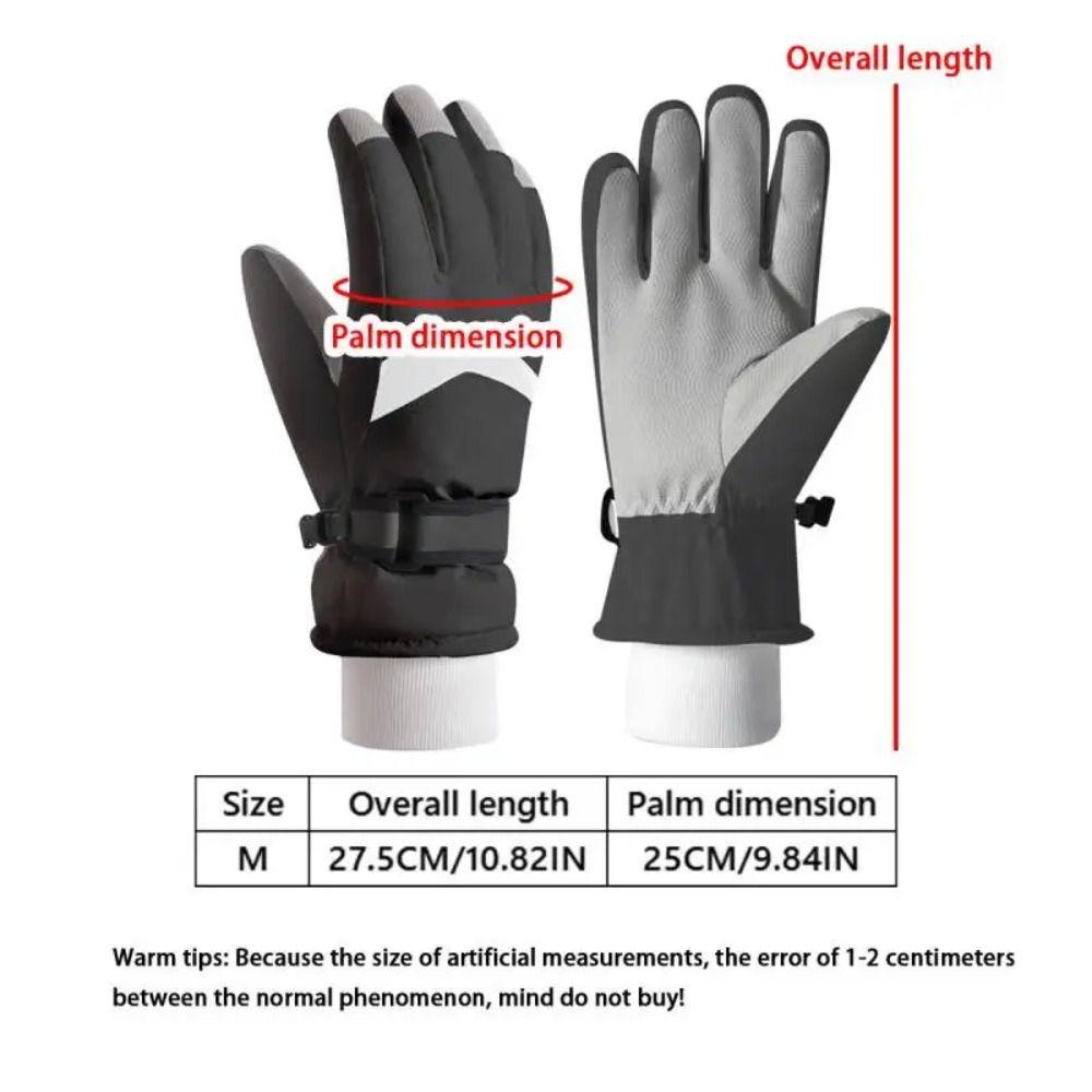 1 Pair Thicken Skating Gloves Non-Slip Figure Skating Gloves Women's Skating Mittens Woman