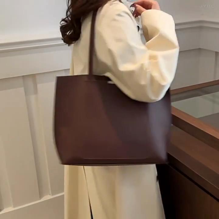 Hochwertige PU-Leder Schulter Crossbody Tragetasche Große Kapazität Handtasche Geldbörsen Marke Luxus Designer Damen Taschen