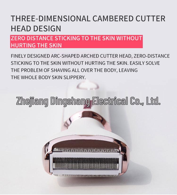 2025 Multifunctional Women's Electric Shaver & Eyebrow Trimmer - Four-in-One Digital Hair Remover