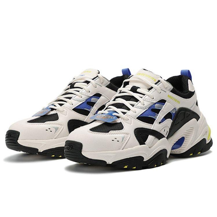 Skechers Stamina V2 Mecha Shoes Comfortable Versatile Low-Top Dad Shoes Men sneakers Natural 894053-NTMT