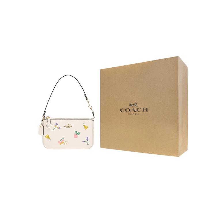 New COACH Nolita Cow Leather Mahjong Bag Shoulder Bag Handbag Shoulder Bag Women's White C8719-IMCAH