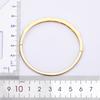 Nidin Trendy Brand Women Girls Cuff Charm Bangles Trendy Copper Zircon Belt Design Fashion Wedding Party New Year Jewelry Gift