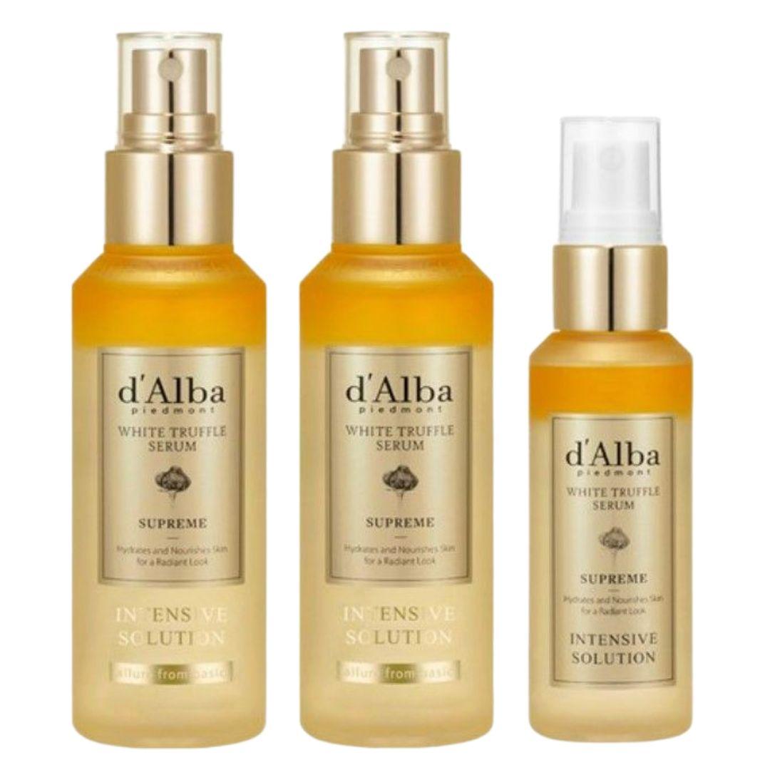 Набор сывороток Dalba White Truffle Supreme Intensive Serum 100 мл x 2 + 50 мл Сыворотка для осветления и против старения