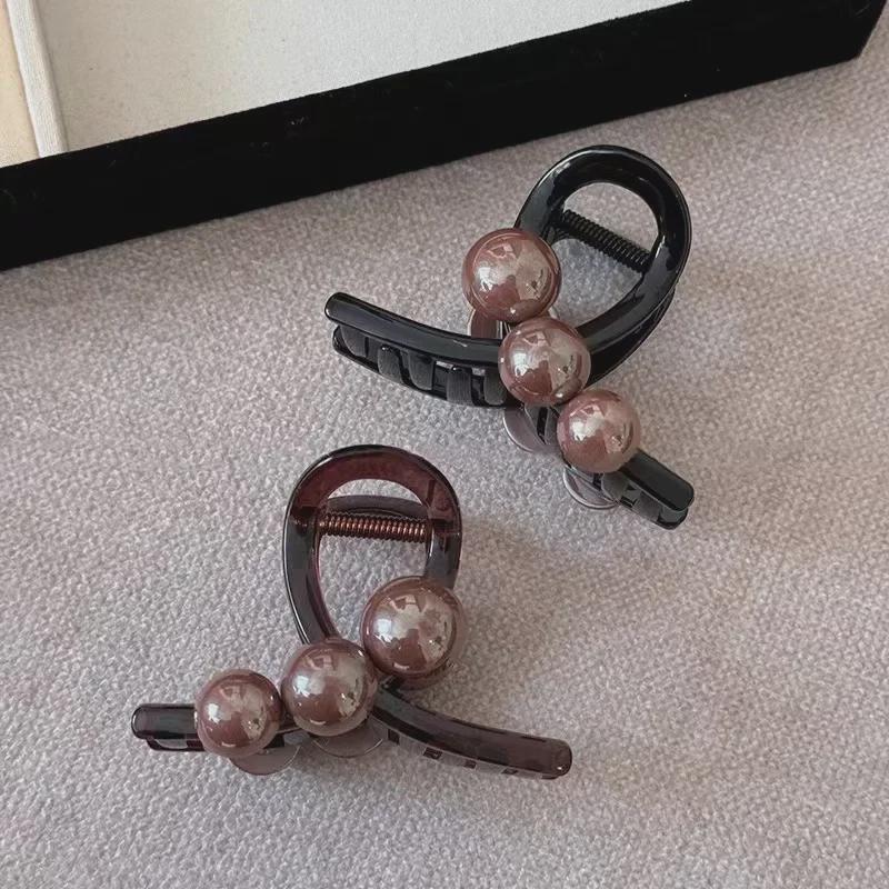 2024 Korean Elegant Round Bead Hair Clip for Women