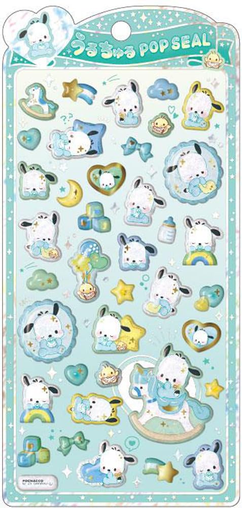 

CRUX Uruchuru Pop Stickers Sanrio Pochacco 131788 (Baby)