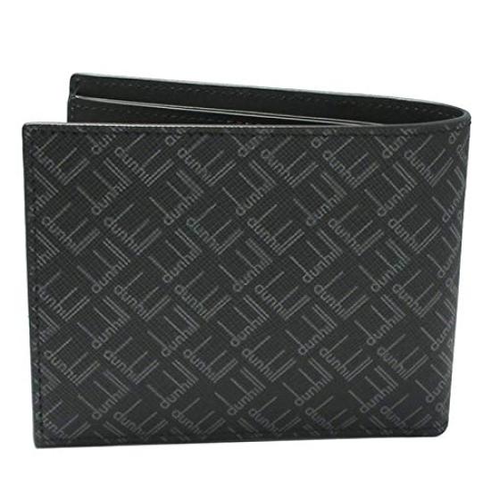Dunhill Herren Signature 4 Kartenfächer & Münzfach Geldbörse Bifold Wallet, Schwarz, DU21R2320LT 001