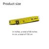 4 Pack Soft Tape Measure Double Scale Body Sewing Flexible Tailor Craft Vinyl Ruler for Weight Loss Medical Body Measurement