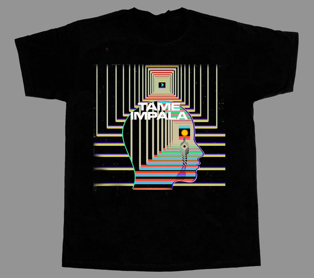 

Rare Tame Impala Band Cotton Black All Size Unisex Unisex T-Shirt XXXL
