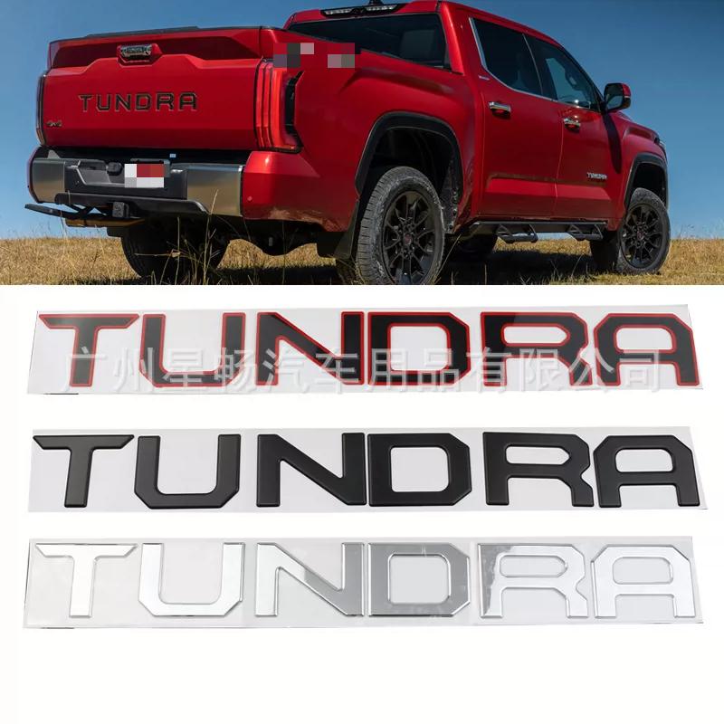 Suitable for the new Tantu car logo TUNDRA car logo, Takuma pickup truck three-dimensional car labeling trunk car