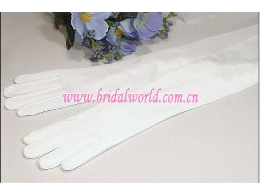 

Красочные Высокоэластичные Сатиновые Свадебные Перчатки - Женские Свадебные Аксессуары Средней Длины One Size