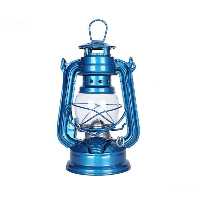 19/25cm Retro Outdoor Camping Kerosene Lamp Portable Lantern Bronze Colored Oil Lamp Vintage Photo Props Outdoor Camping Lights