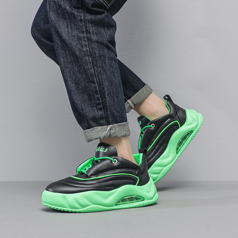 GAGJ trendy bread shoes men's spring new little white shoes platform air cushion dad shoes sports and leisure shoes are in stock