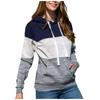 Women's Plus Size Pullover Hoodie Long Sleeve Casual Sweatshirt with Drawstring Hood and Kangaroo Pocket Lightweight
