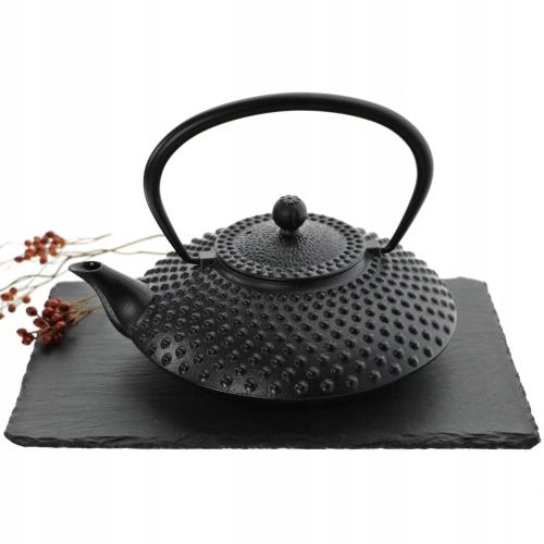 Cast Iron Kettle 1.25L Infuser With Strainer For Brewing Tea And Herbs