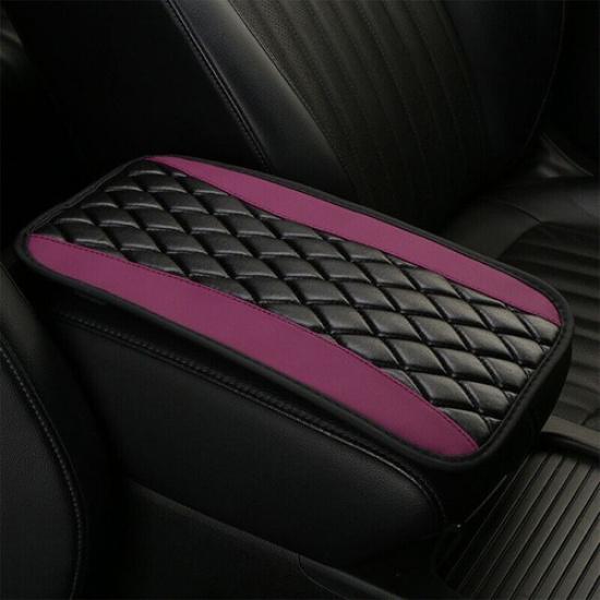 Car Center Console Leather Armrest Pad Cover Box Cushion Mat Protector Universal