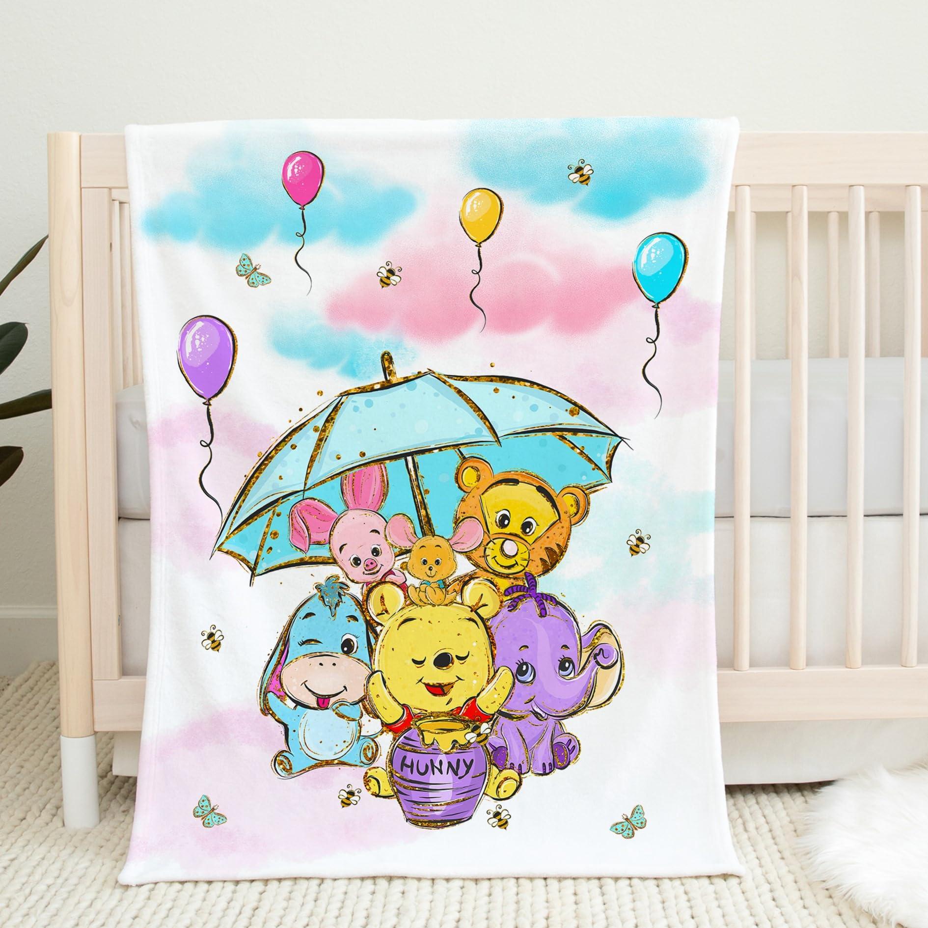 VIKAMA Children s Pink Princess Blanket Soft and Comfortable Sofa Bedroom Throw Outdoor Picnic Travel Blanket 75cmx90cm