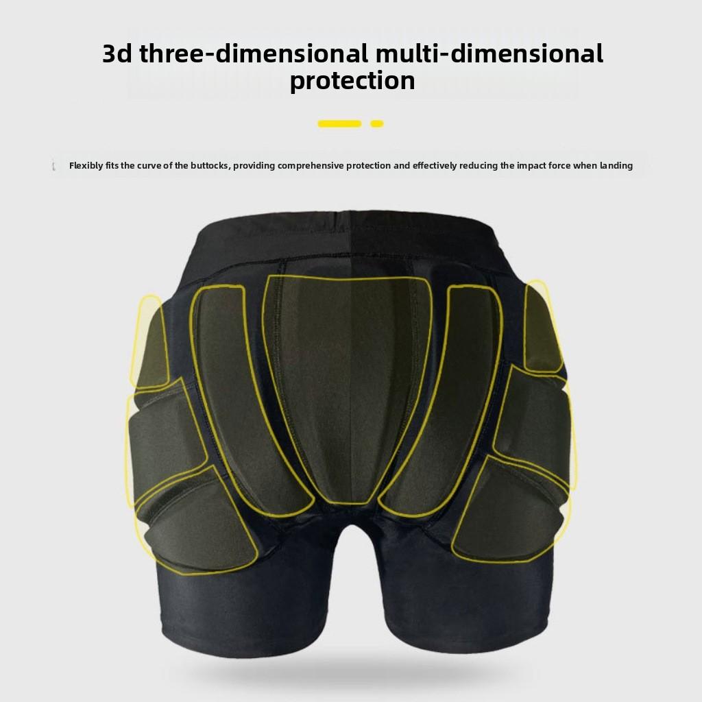 Thickened Sponge Impact-Resistant Anti-Fall Hip Protector Pants Breathable High Elastic EVA Eco-Friendly Lightweight All Skiing