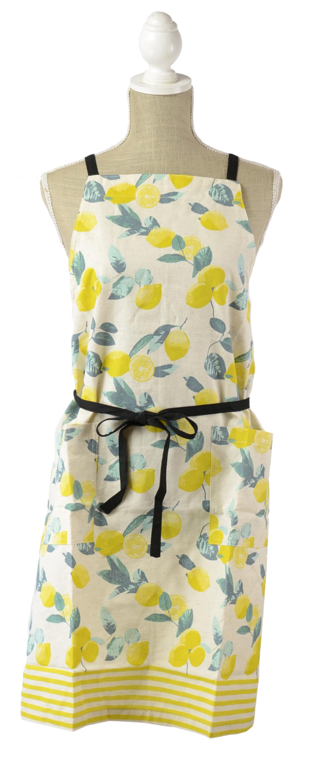 

Friends Hill Short Apron Lemon Border Natural
