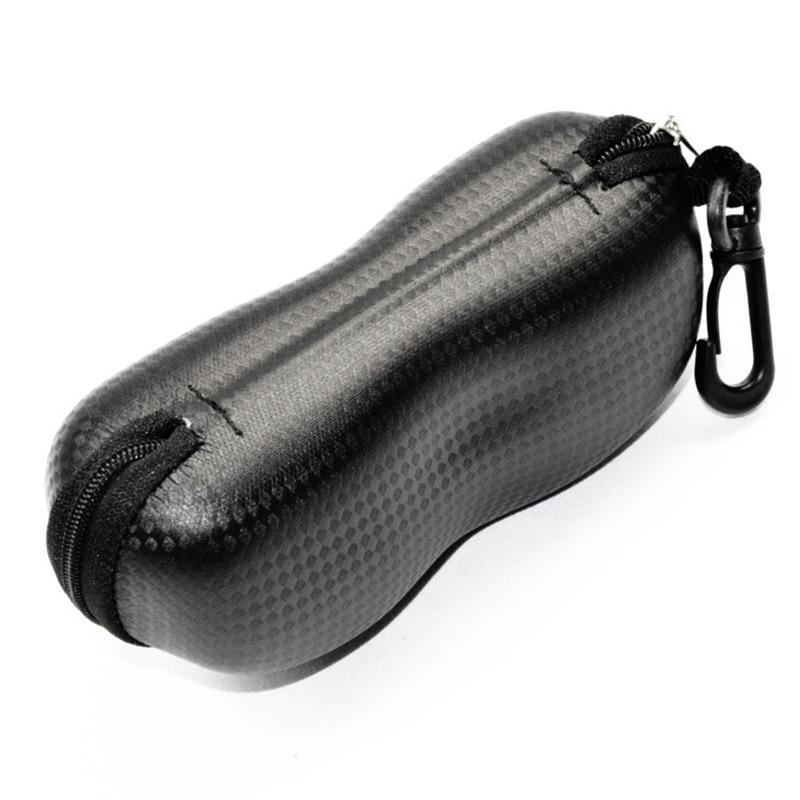 1Pc Black Eyewear Cases with Lanyard Zipper Glasses Box Unisex Sunglasses Presbyopic Glasses Bag Holder Cover