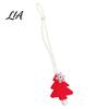 Christmas Party Scene Decorations Tree Curtain Tieback with Snowflake Pearl Decor, Fabric Xmas Adjustable Rope Ties Drape Holder, Tie for Window Home