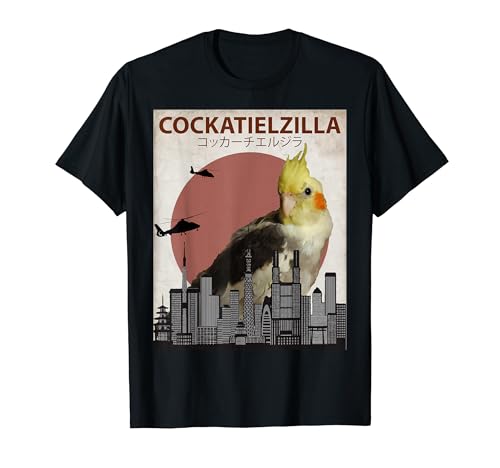 A fun cockatiel T-shirt for cockatiel lovers.
