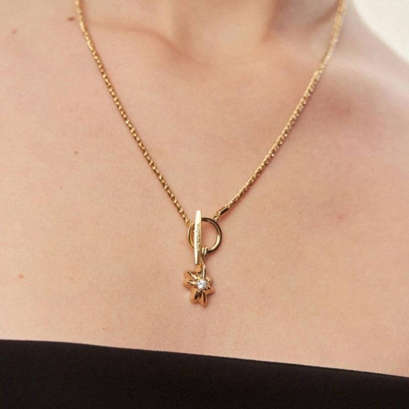 Vingt six Avril 3-n6 soft flower rope chain necklace