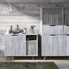 Gray Wood Grain Sticker for Furniture Wallpaper PVC Wallstickers DIY Walls Waterproof Door Kitchen Wardrobe Cabinet Decor Film