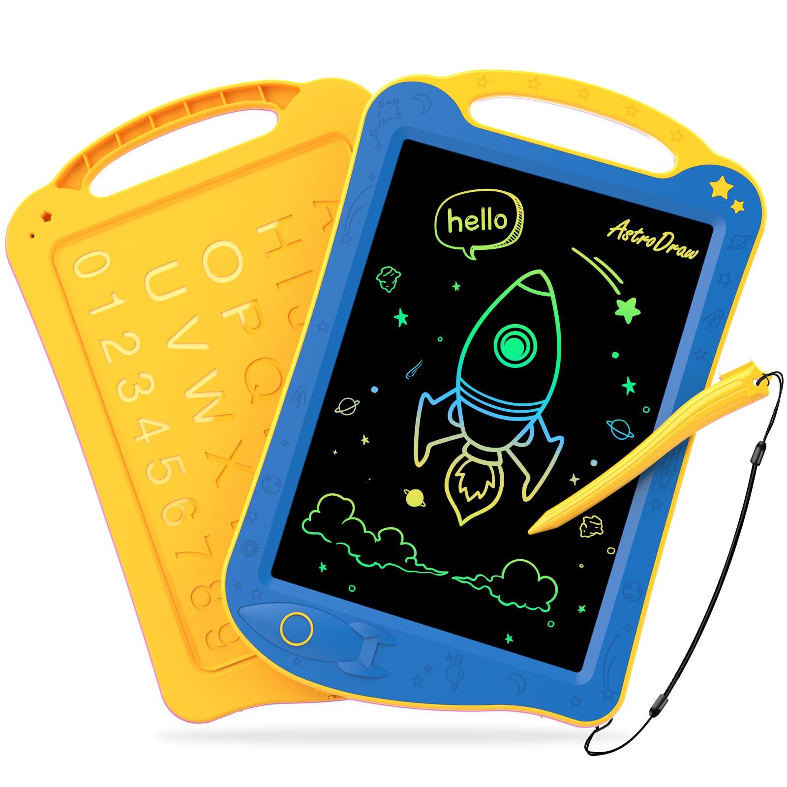 

HOMESTEC AstroDraw Drawing High Colorful Reusable and Early Educational Birthday Gift for Girls and Boys Ages 7 and Board, Brightness, Screen,
