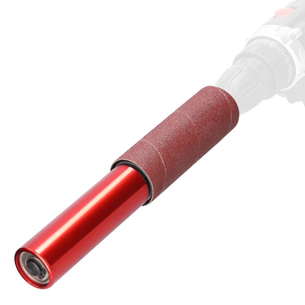 Compact Electric Drill Attachment Sanding Rod Conversion SandingTool Drum Sanding Kit  Metal