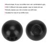 Universal Car Gear Shifter Lever Round Ball Shape Aluminium Shift Knob Adapter Kit Black