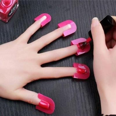 [RGMP21O9] Nail Polish Applying Self Nail Tip Guide Protector