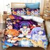 3D tisk Anime Date Živá sada povlečení Chlapci Dívky Povlečení na přikrývku velikosti Queen Povlečení na polštář Dětská móda pro dospělé Bytový textil
