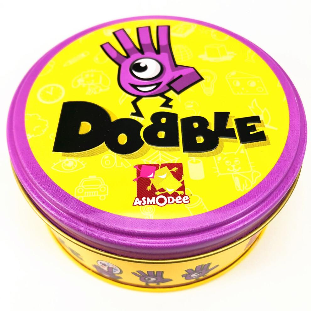 8+ Dobble spot it kaarten spel met dieren, alfabetten en cijfers