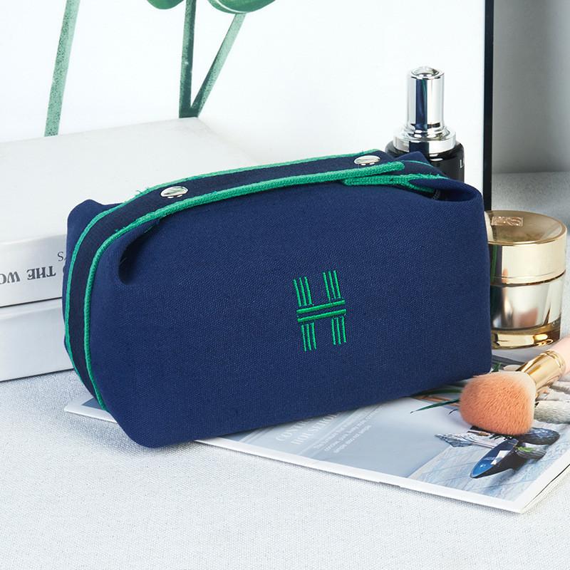 

Canvas Travel Makeup Bag With Multiuse Storage For Home And Onthego Comfort