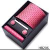 Men's Formal Business Jacquard Tie Gift Box Set