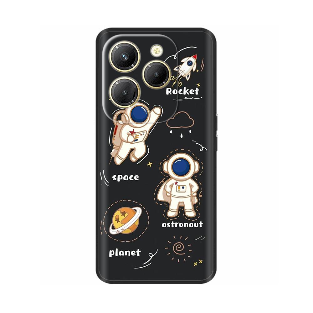 Für Infinix Hot 40 Pro Hülle Stoßfestes Silikon Weiche Handyhülle Rückseite für Infinix Hot 40 Pro Hot40 40i Hot40i Hüllen Fundas