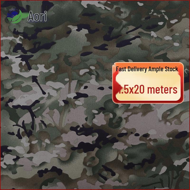 QINGERPLR Waterproof Decorative Camouflage Fabric