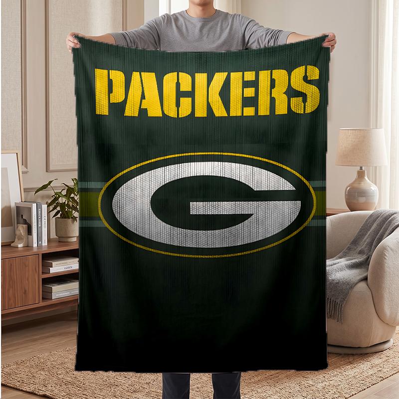 Coperte in Flanella Morbida e Calda Green Bay Packers Coperta Confortevole per Decorazione della Casa e Regalo