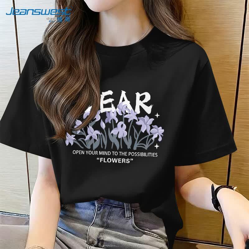 Jeanswest Women s Classic Cotton Round Neck T-shirt XL