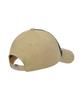 LMR Motif Applique Embroidery Two-Tone Ball Cap Beige