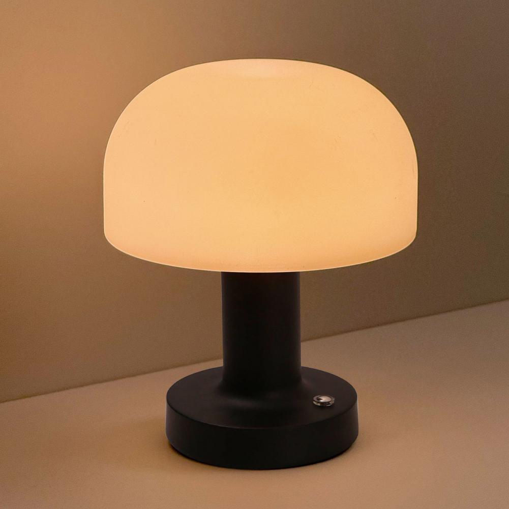 Retro Light Retro Mushroom Lamp Dimmable Led Night Light with Touch Control Soft Warm Glow Rechargeable Desk Table