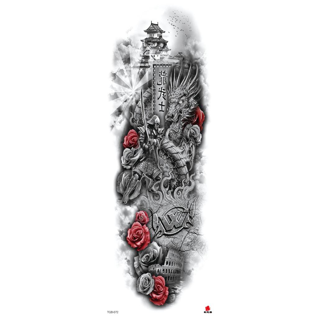 High Quality Temporary Body Arm Sticker Fake Temporary Tattoo Arm